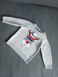 Sweterek świąteczny Baby Club rozmiar 68