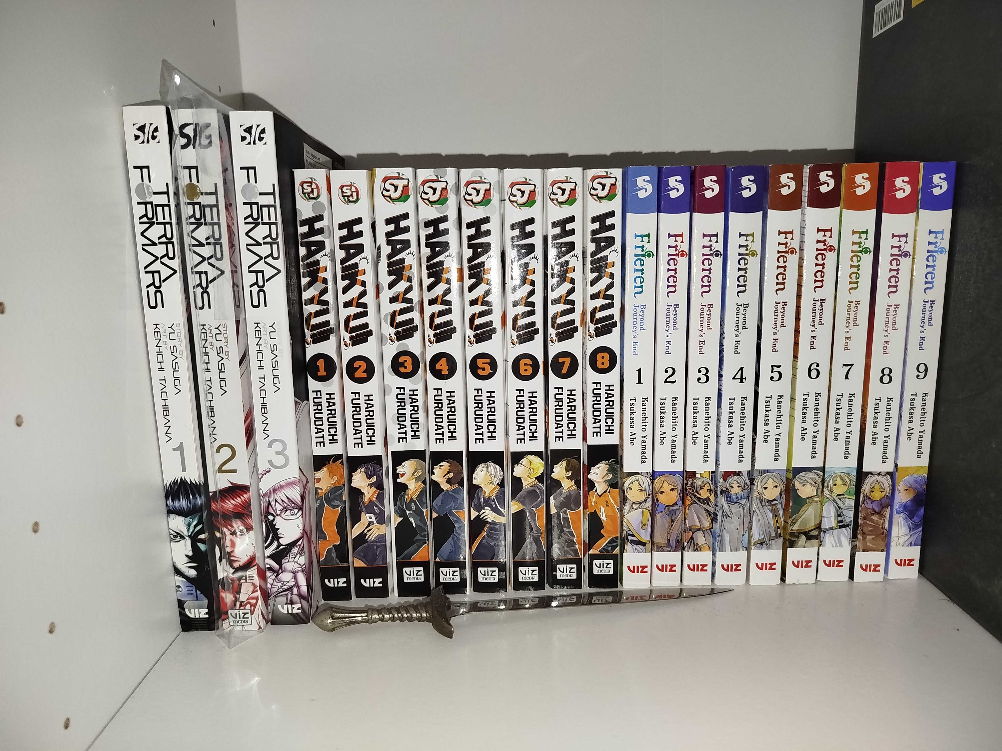 Manga Frieren Beyond Journey's End Volumes 1-9