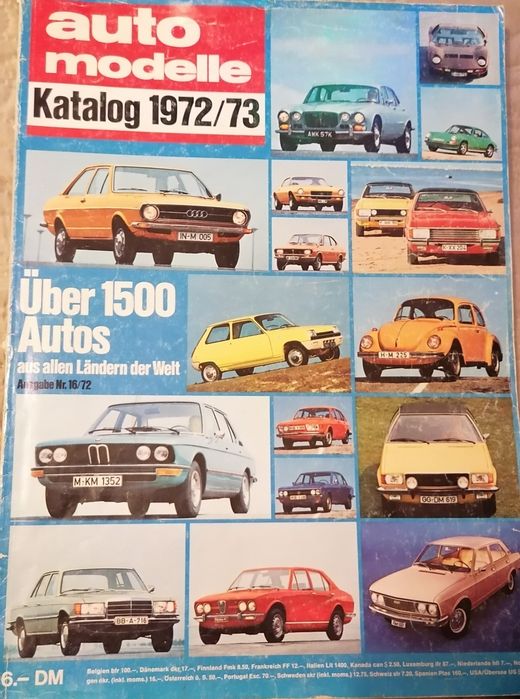 Auto katalog 1972/73