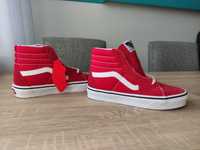 Outlet! Nowe, oryginalne, skórzane trampki Vans Sk8-hi 36 - 23,5 cm.