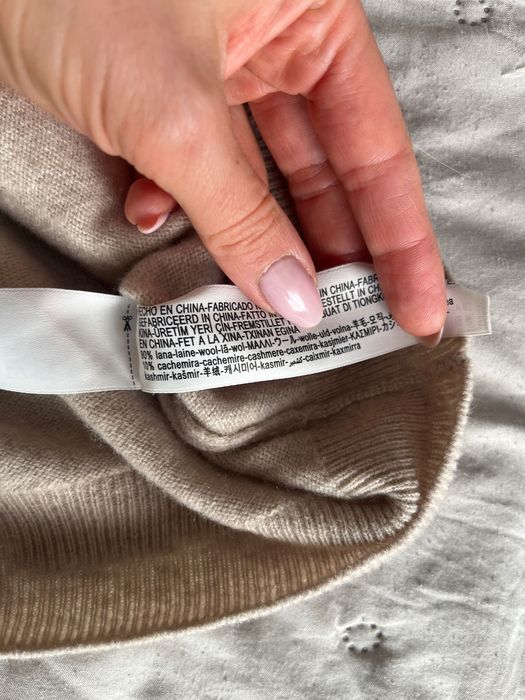 Golf Massimo Dutti rozm M/38 wełna z kaszmirem
