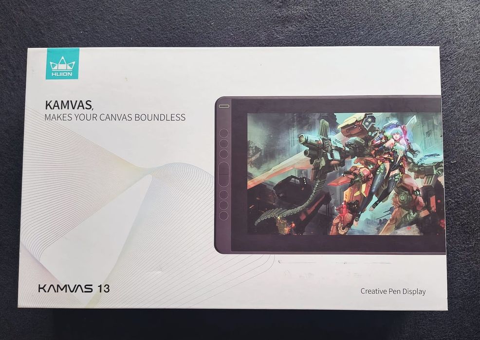 Tablet graficzny Huion Kamvas 13 – jak nowy!