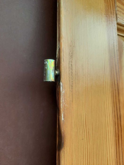 Drzwi drewniane zewnętrzne lewe bez futryny