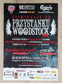 Plakat muzyczny Przystanek Woodstock - 48x68 cm - 2013