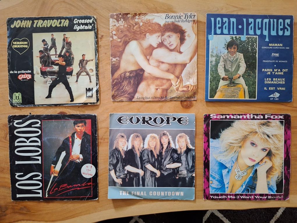 Lote singles Rolling stones etc