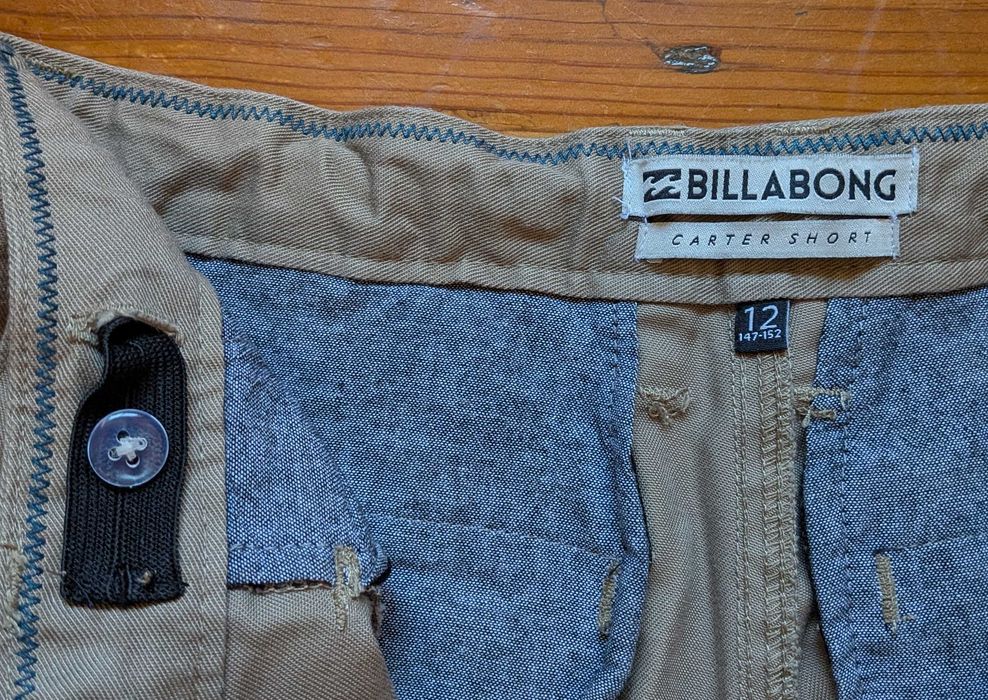 BILLABONG - Calções em estilo clássico e elegante - criança 12a