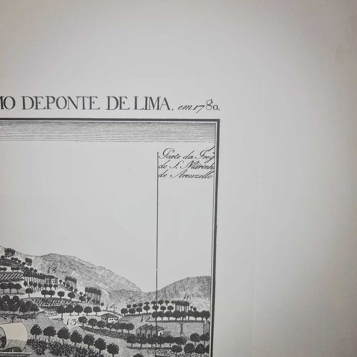Reprodução Histórica – Vista da Freguesia de Santa Comba do Lima(1780)