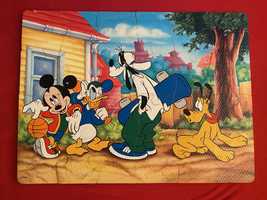 Puzzle piankowe 2w1 Disney Kubuś Puchatek Myszka Miki