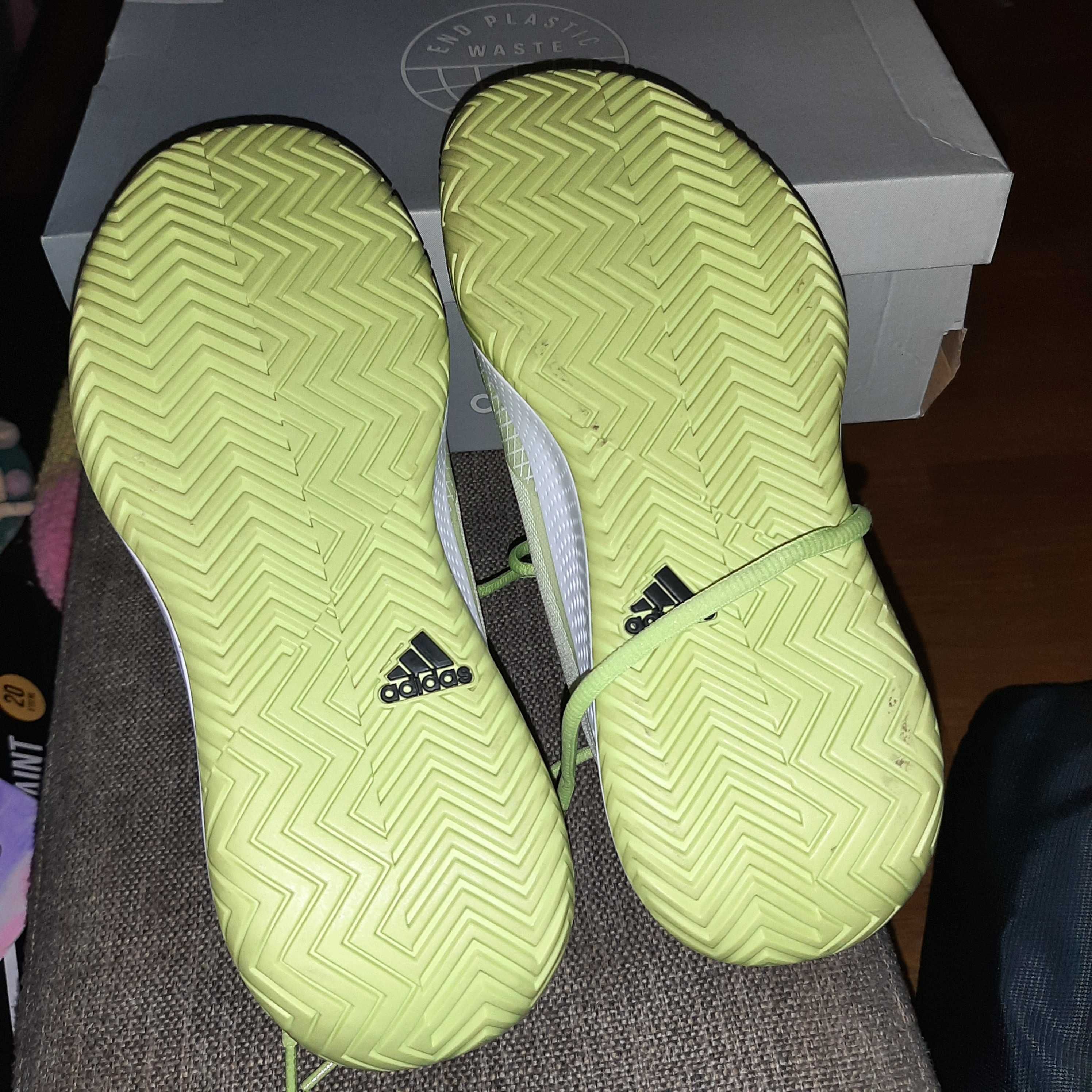 Adidas Defiant Generation Tennis Shoe Neon Green GZ0705 r.39 1/3