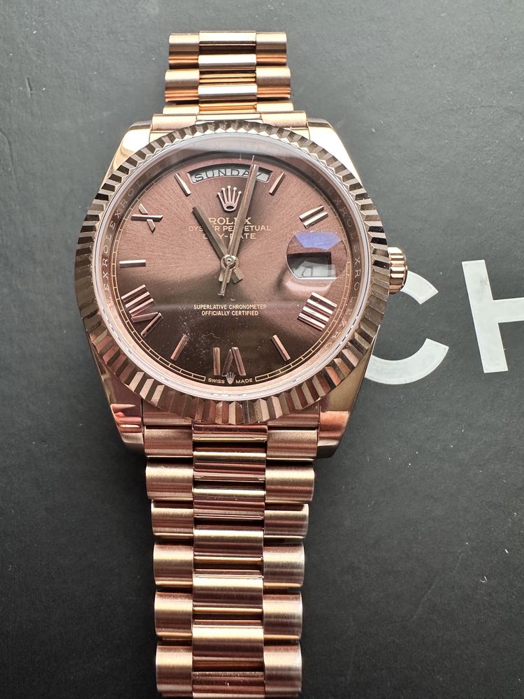 Zegarek męski 44 mm rosegold