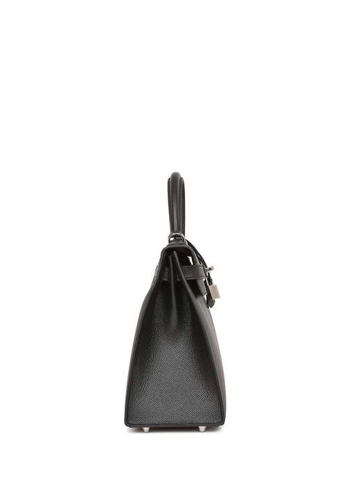 Сумка Kelly 28 Epsom Bag Black Palladium Hardware