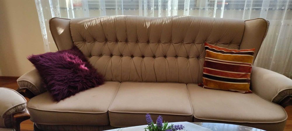 Sofa + 2 fotele w stylu klasycznym – elegancja i wygoda