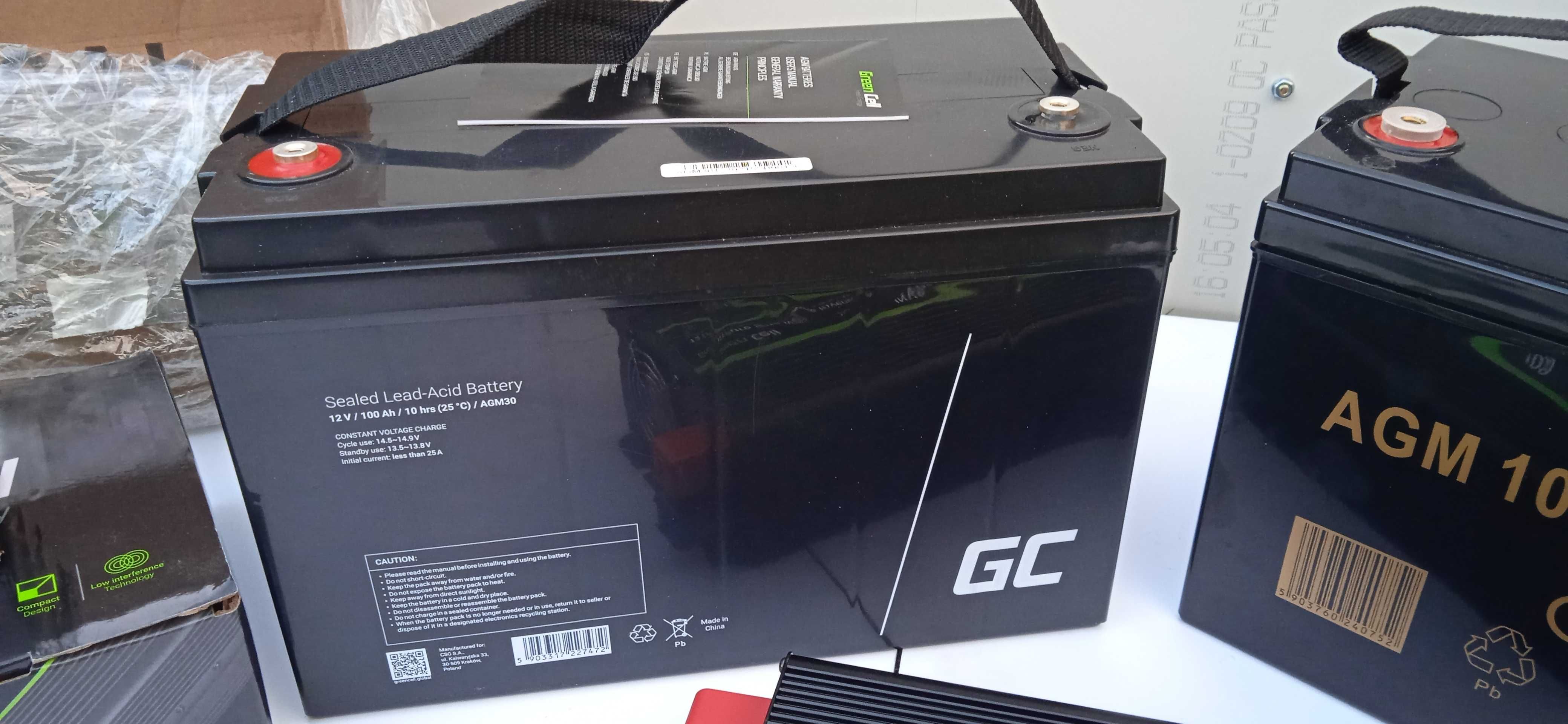 Аккумуляторы AGM VRLA Green Cell 12 В 100 Ач,