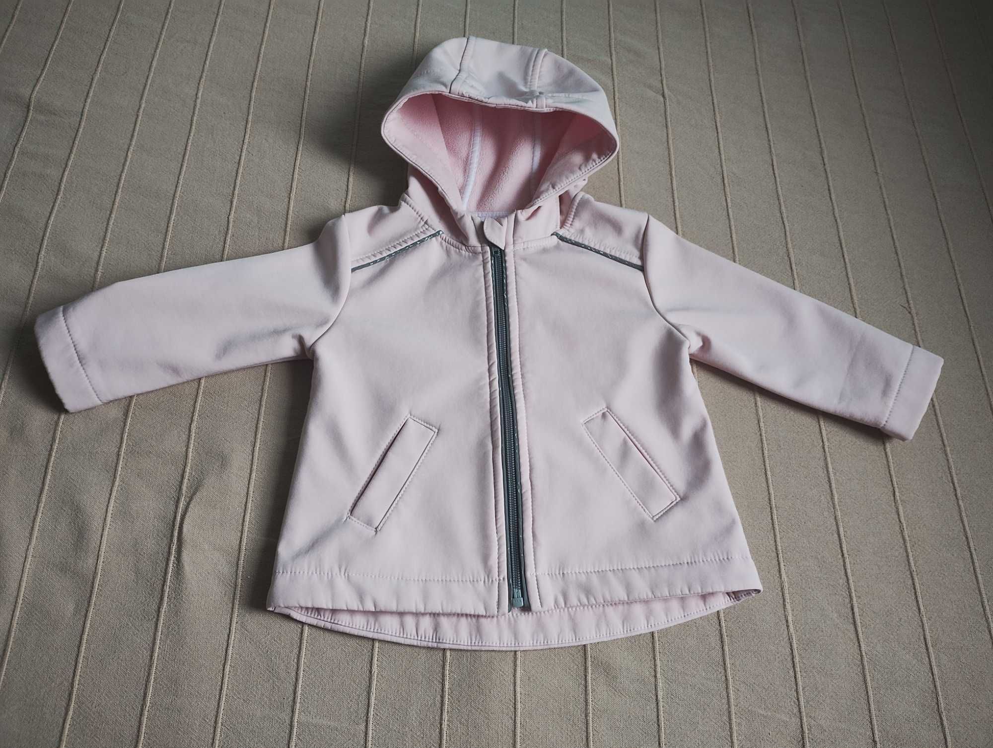 Mamaiti kurtka softshell 74 pudroworóżowa