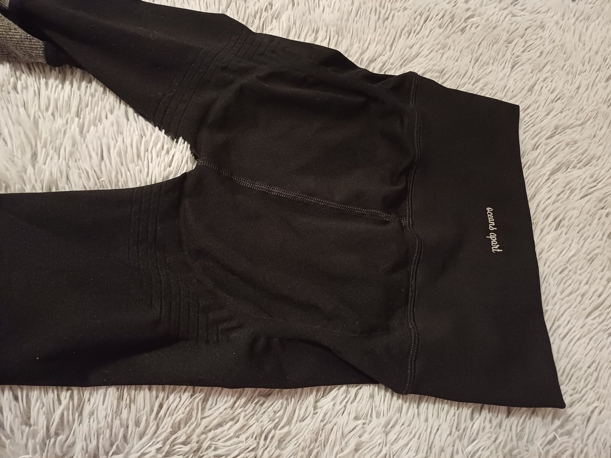 Legginsy oceans apart S czarno szare
