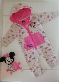 68 cm Minnie Mouse kombinezon rampers pajac bez stop dresowy okazja