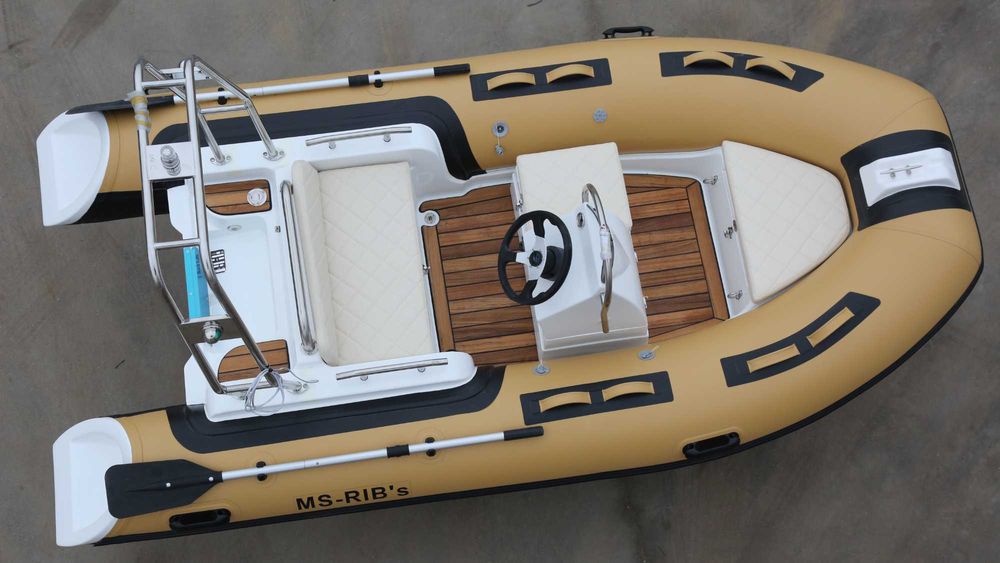 Motorówka RIB 360 Hypalon, Silnik Suzuki DF20ARS, przyczepa Brenderup