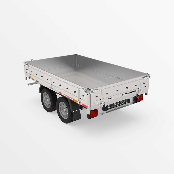 Temared TIPPER 2515/2 S 0,75T na kat B przyczepka wywrotka burty alu