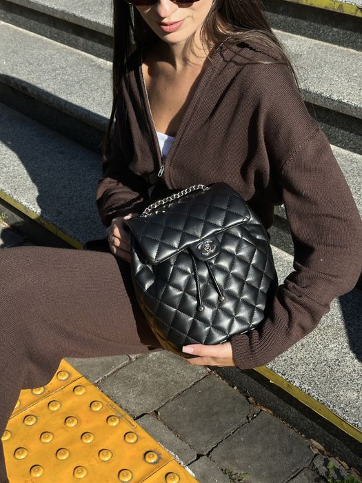 Рюкзак Chanel Urban Spirit Backpack in Lambskin Black/Gold
