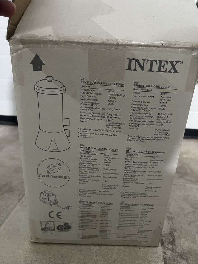 Bomba piscina intex