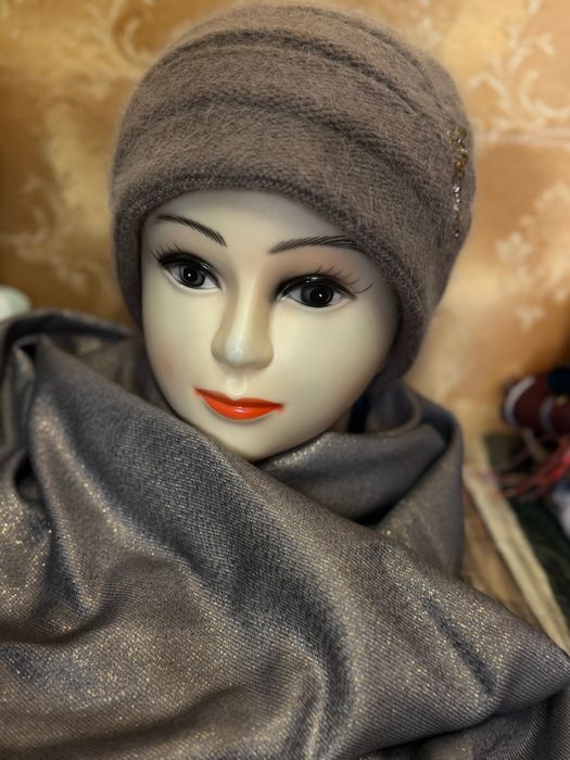 Чалма шапка жіноча ангора