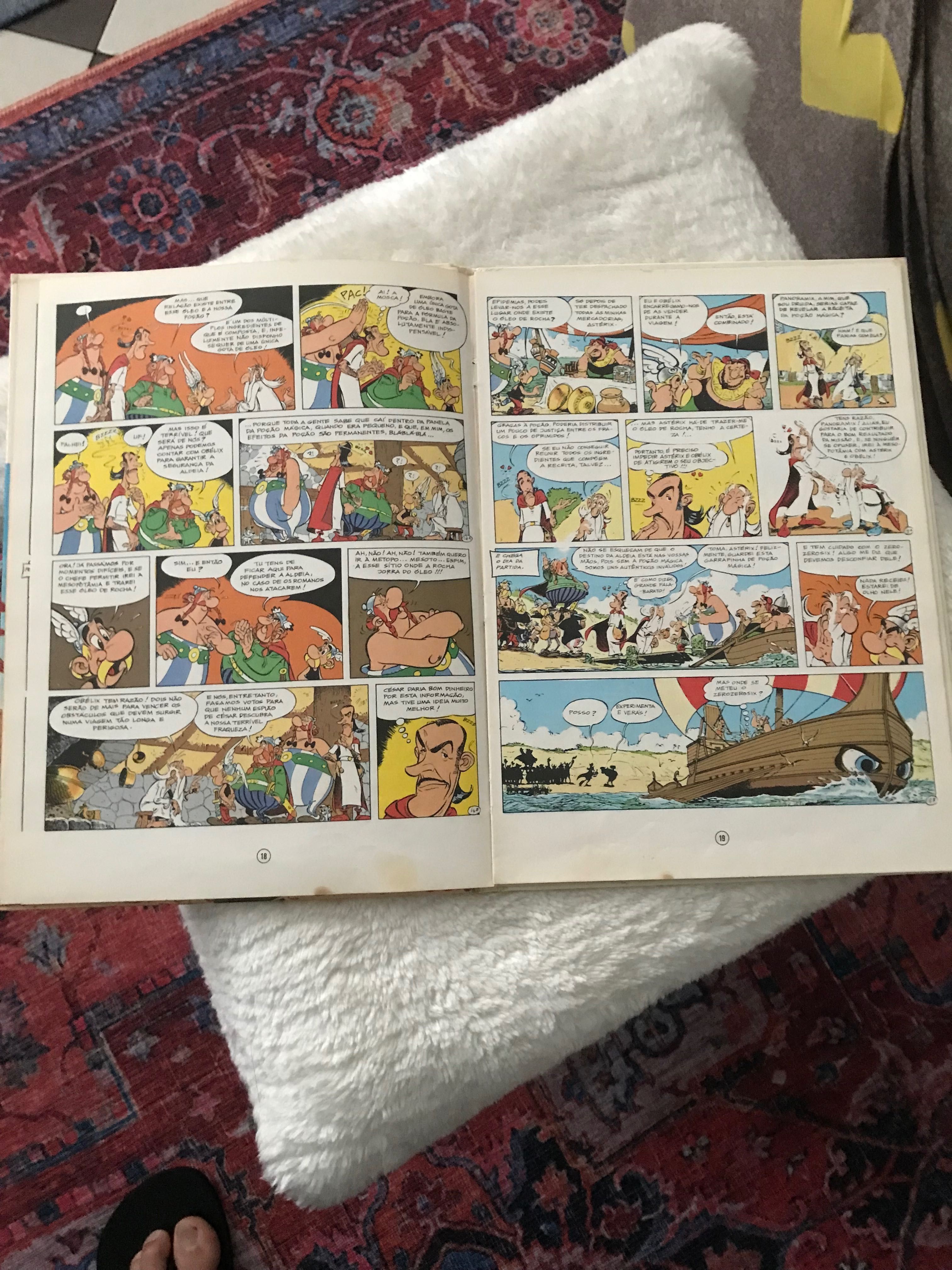 Livro banda desenhada  A Odisseia de Asterix