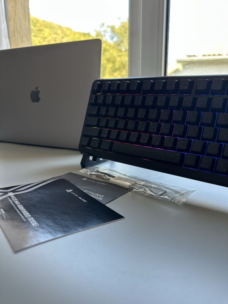 Клавіатура Ajazz AK820 Max механічна з RGB підсвіткою