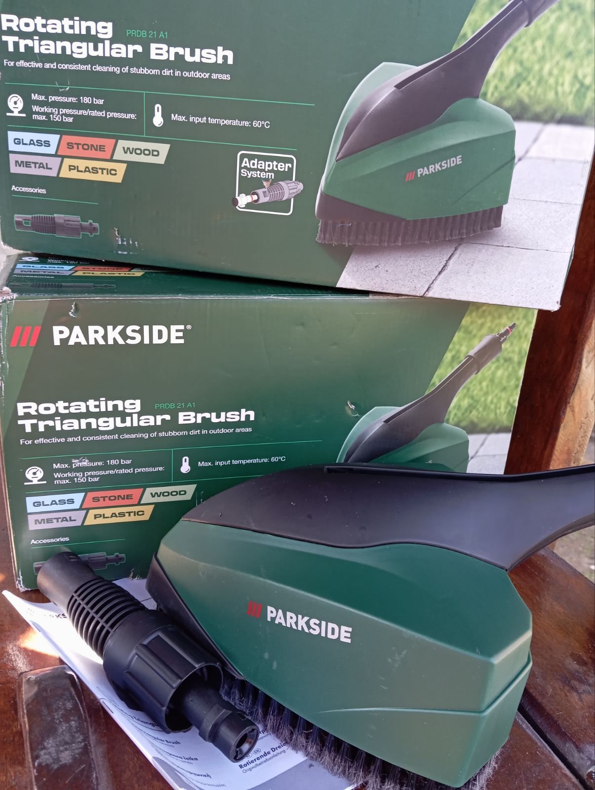 щітка PARKSIDE PRDB 21, щотка бруківки коврів фасаду парксайд, керхер