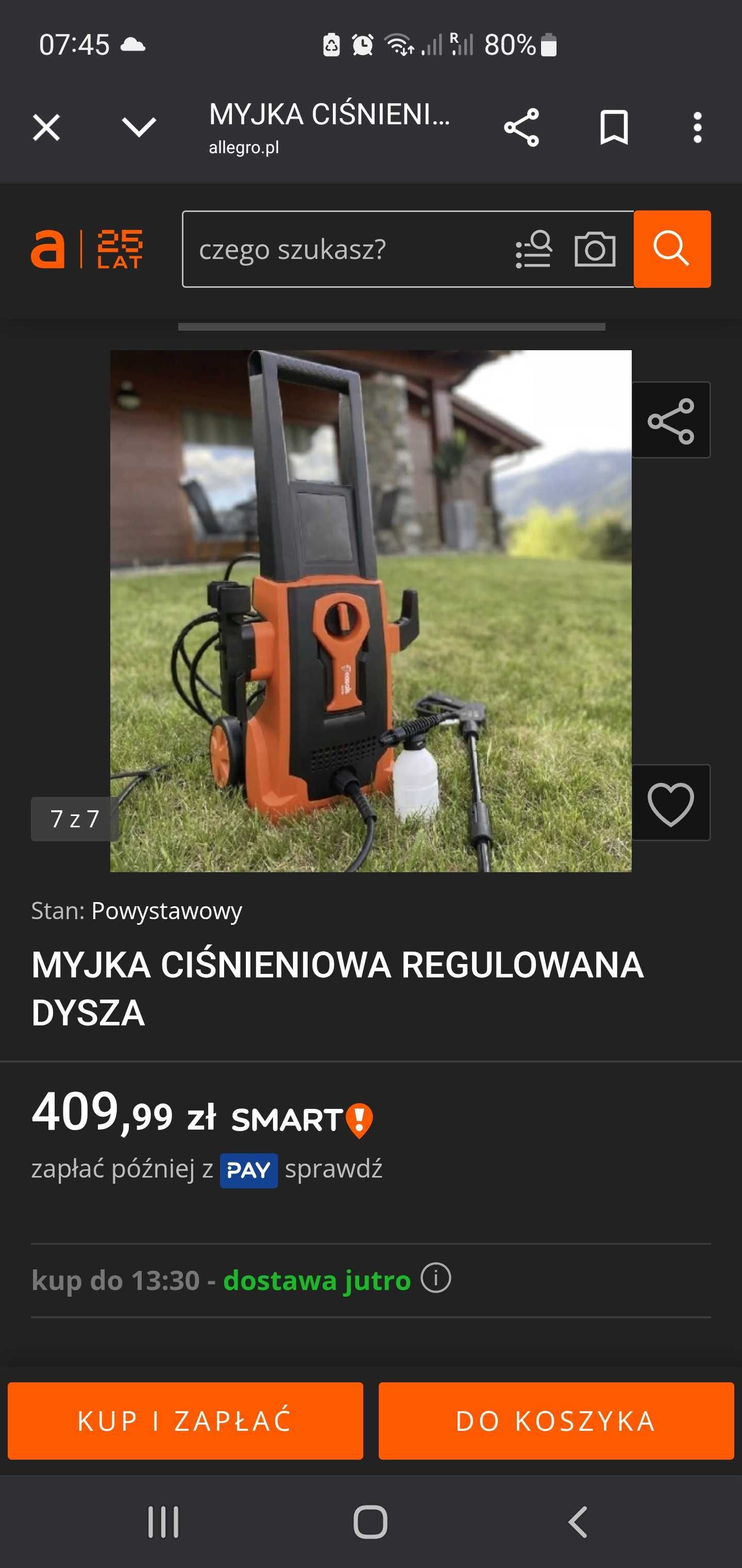 Myjka ciśnieniowa Casals 135bar 1600w