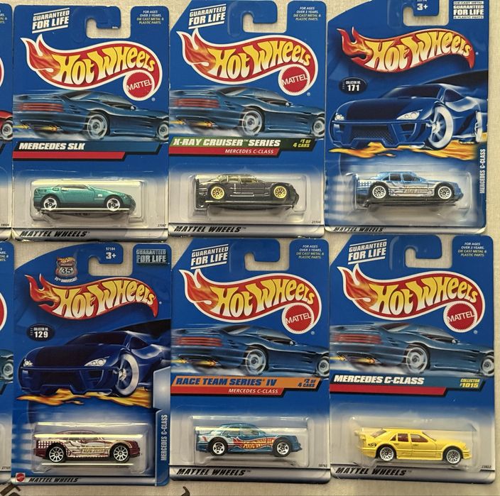 Hot Wheels Matchbox Mersedes 500e, Unimog, 220, amg sl 63, cla