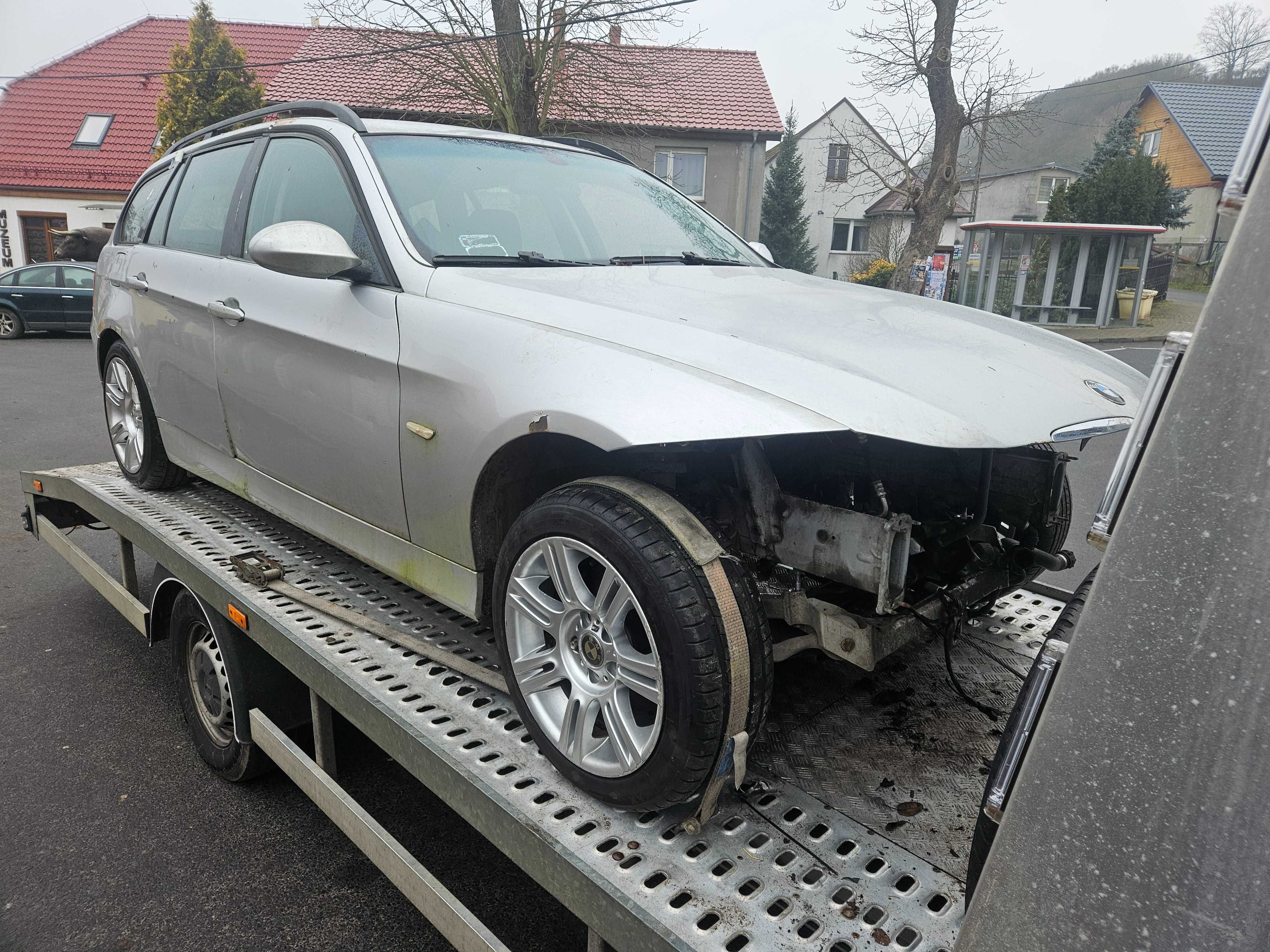 Bmw e91 n47d20 177km lolor titansilber  wszystkie czesci!