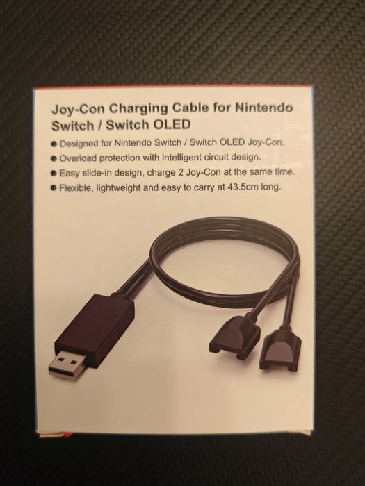 Consola Nintendo switch cabo de carregamento