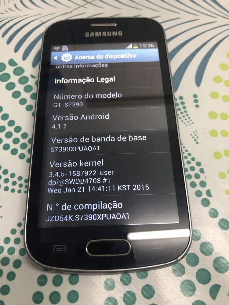 Samsung galaxy fresh MEO a funcionar 4GB memória smartphone android