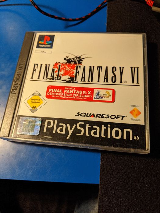 Final Fantasy VI 6 PS1 PSX PAL Playstation COMPLETO