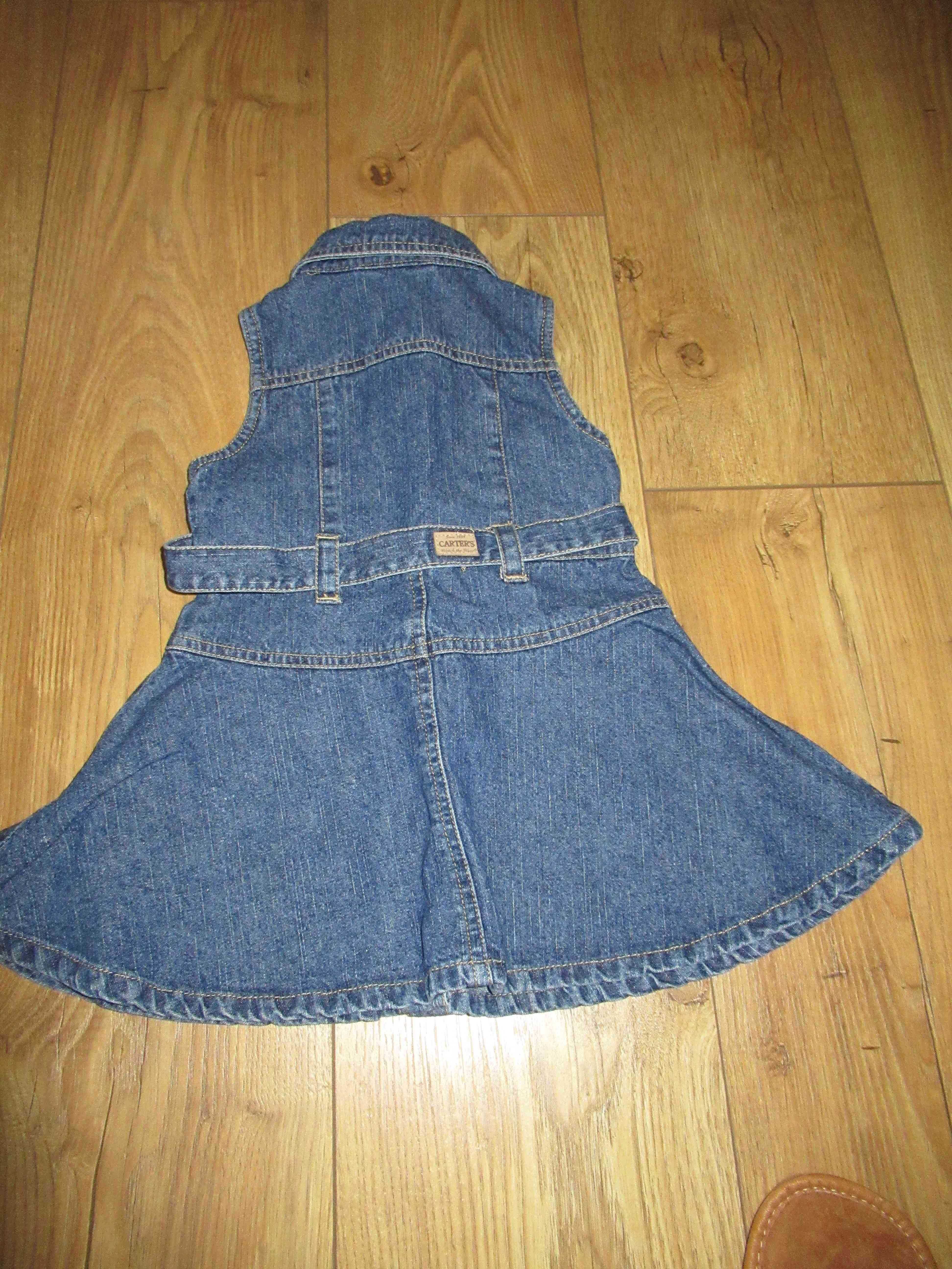 sukienka jeans dla dziewczynki