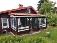 Plandeka PVC, osłona altany, zabudowa tarasu 680GR - darmowa wycena