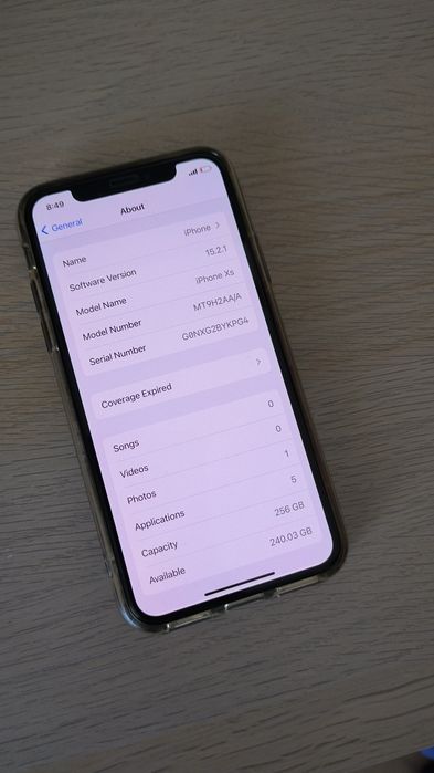 iPhone Xs 256gb sem garantia