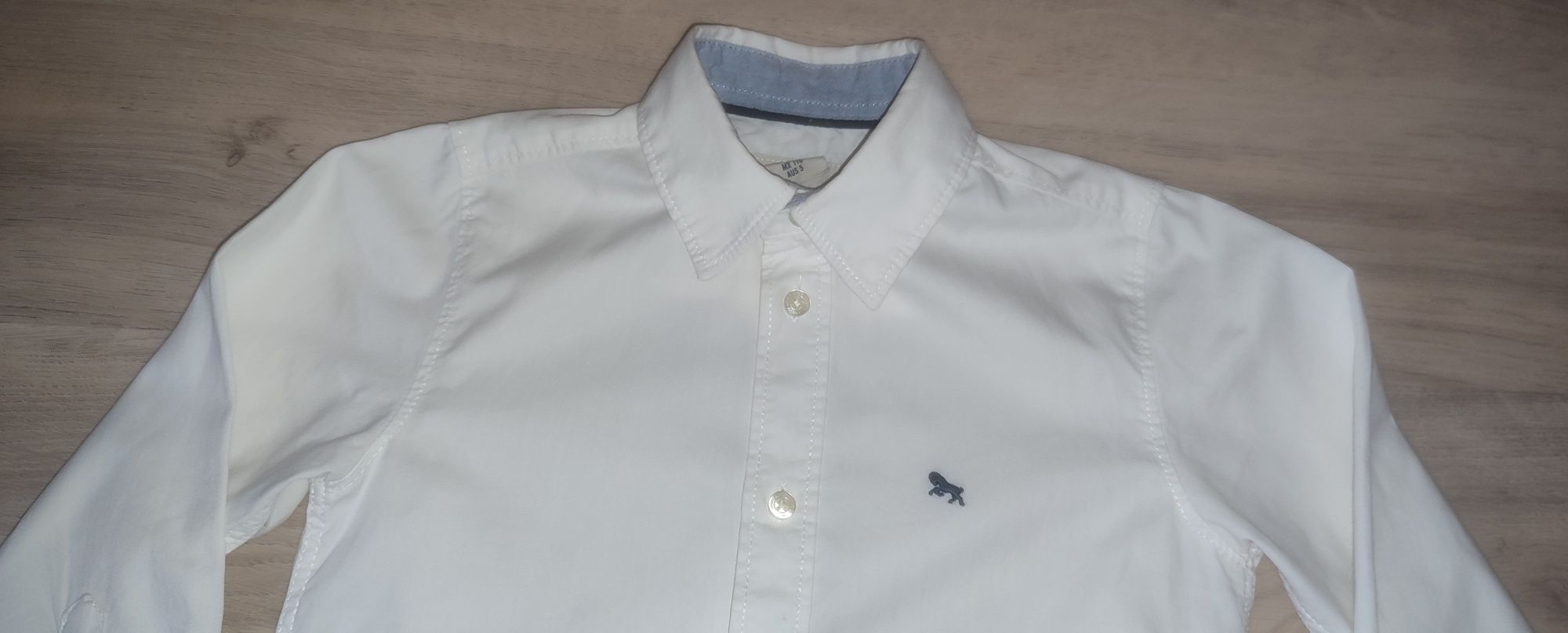 Koszula H&M r. 4-5 lat biała elegancka L.O.G.G.
