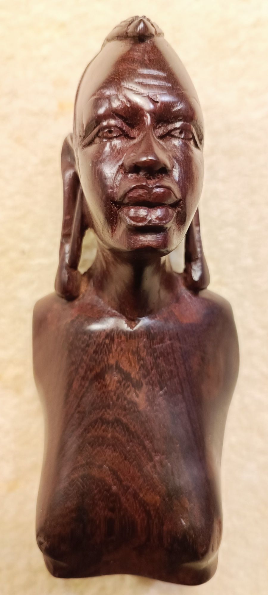 Par de esculturas Africanas - Madeira exótica