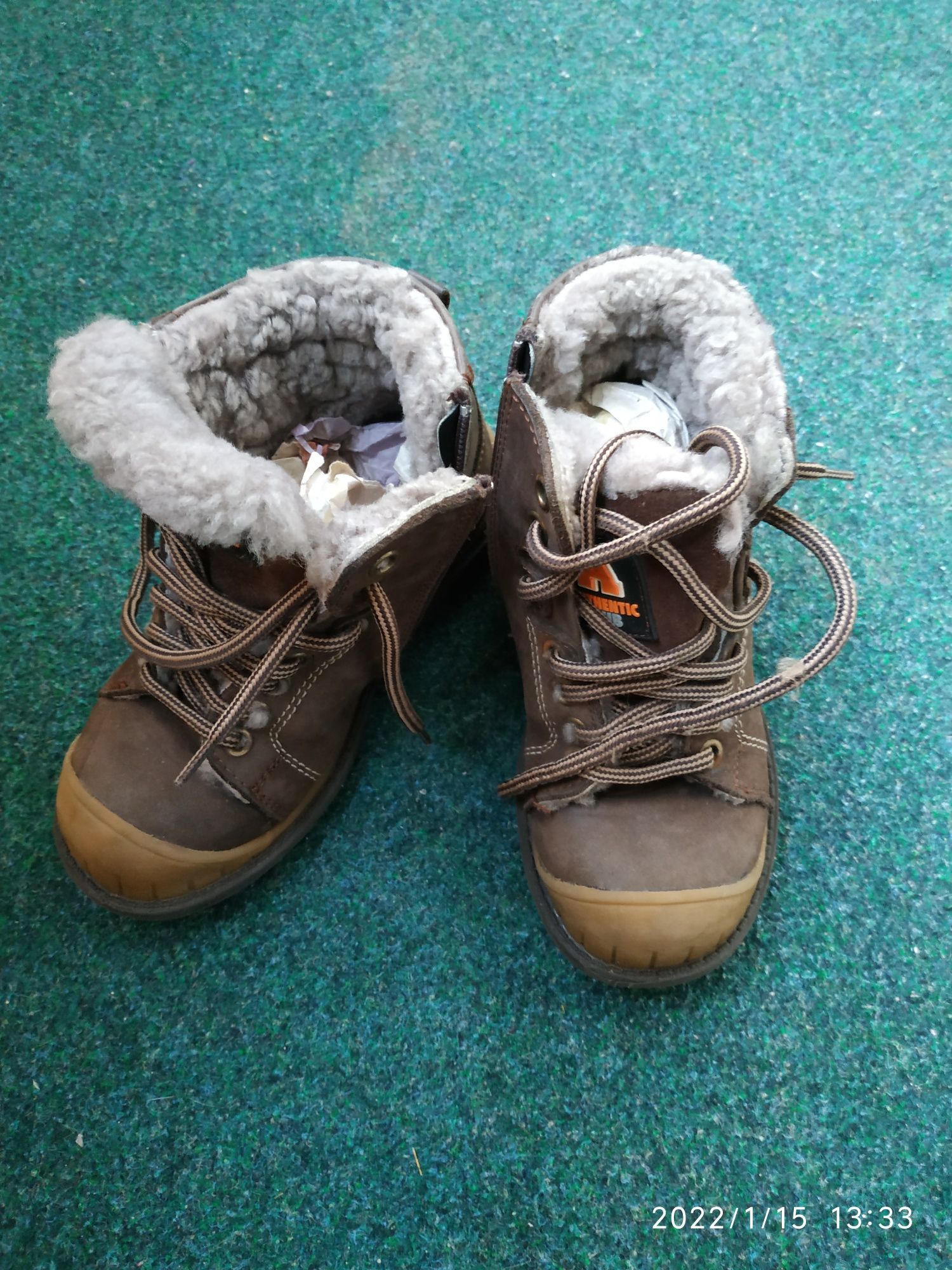 Теплые зимние ботинки на мальчика 29