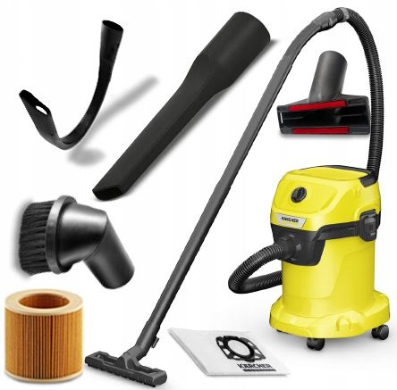 Mocny Odkurzacz Przemysłowy Karcher Wd3 Turbo Xxxl