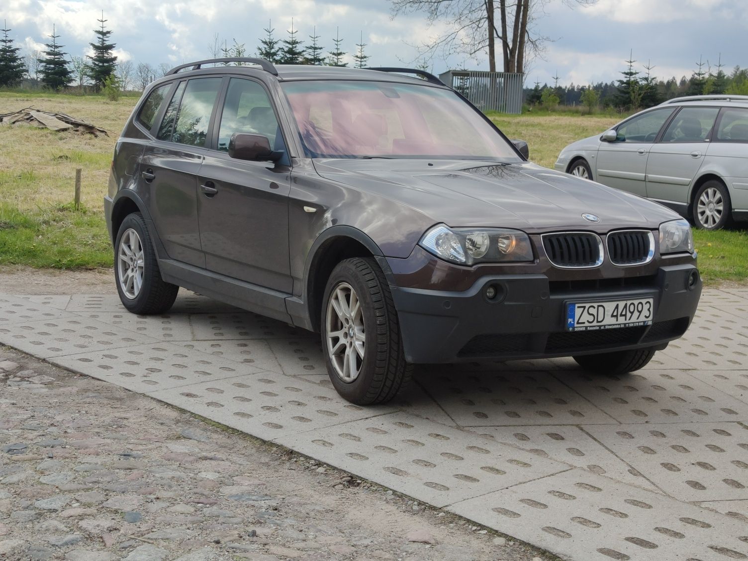 BMW X3 Moccabraun e83 2.0d 150km 4x4 Android Spotify Klima suv