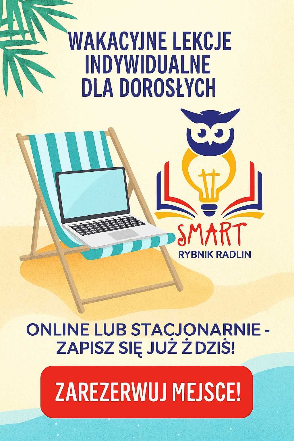 Wakacyjne lekcje angielskiego online dla dorosłych