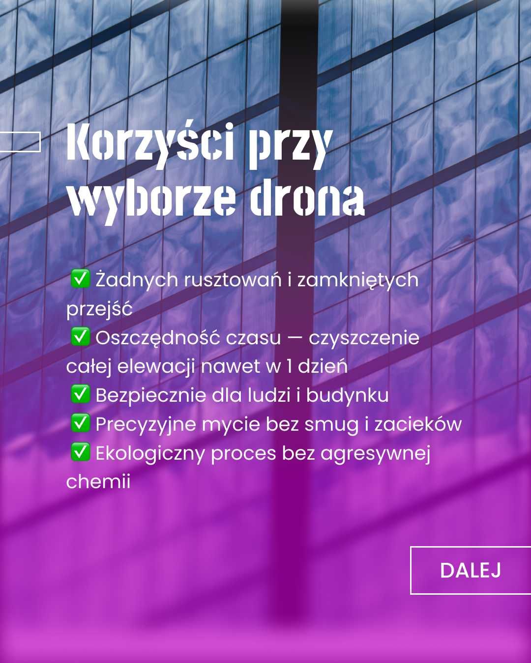 Profesjonalne mycie paneli fotowoltaicznych, elewacji, fasad szklanych