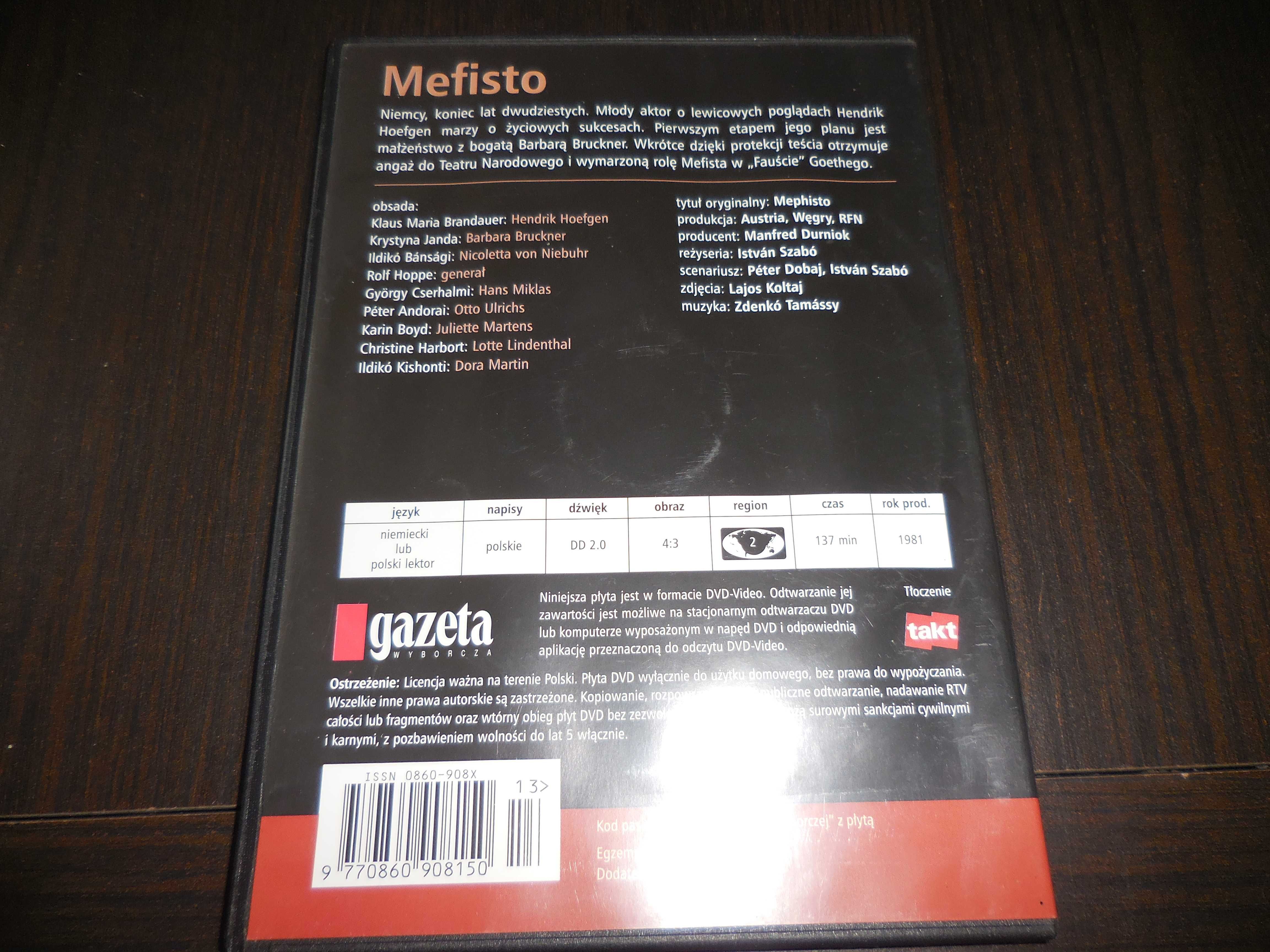 MEFISTO - Klaus Maria Brandauer