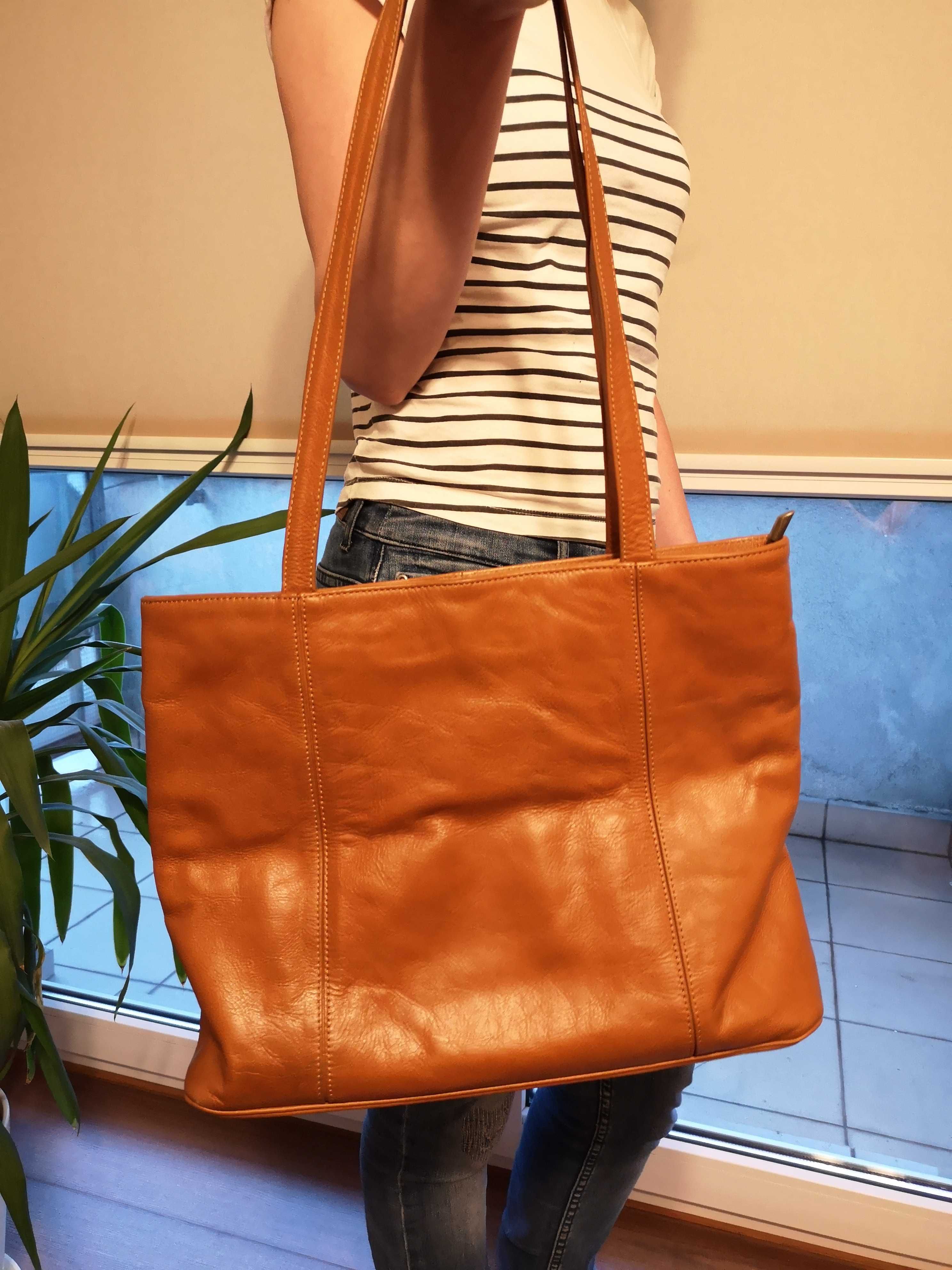 Torebka Wojas kolor camel