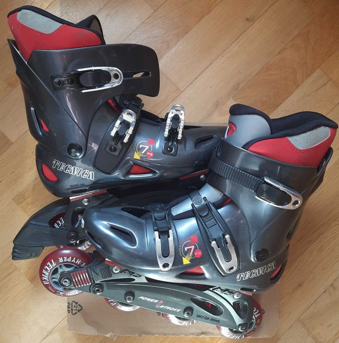 Ковзани роликові Tecnica Power Stroke PS 7 р.28.0 Італія ролики коньки