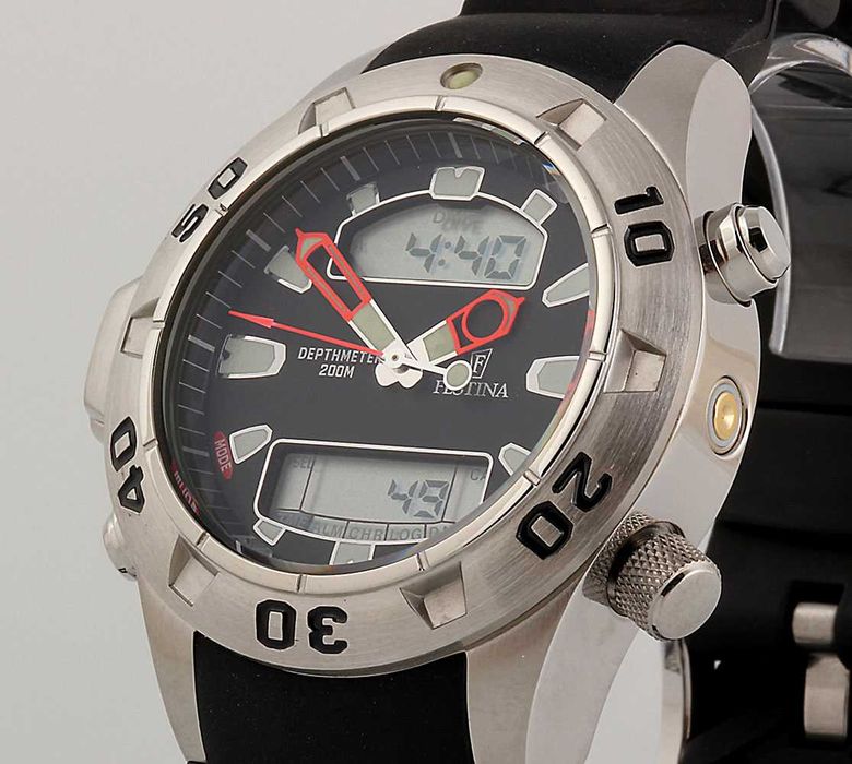 Festina Depthmeter Divers F6694/1 - *NOVO* (Relógio de Mergulho)