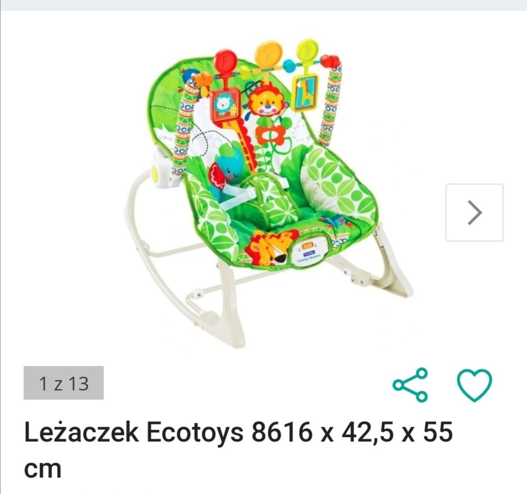 Bujaczek leżaczek 2w1 Ecotoys