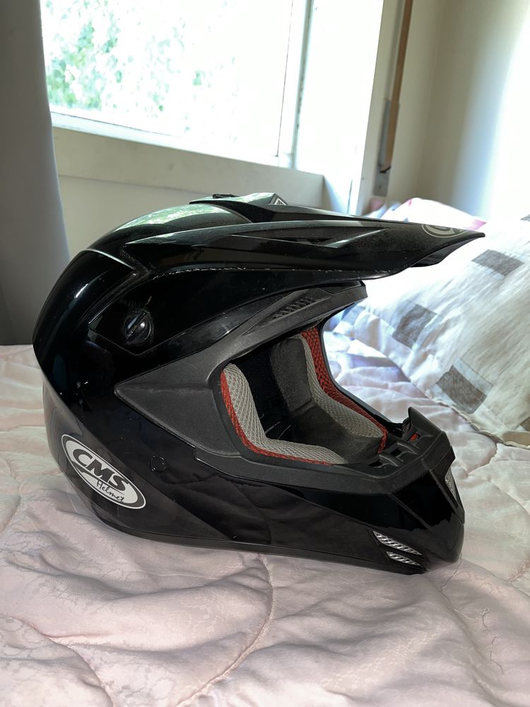 Capacete mota CMS - tamanho S